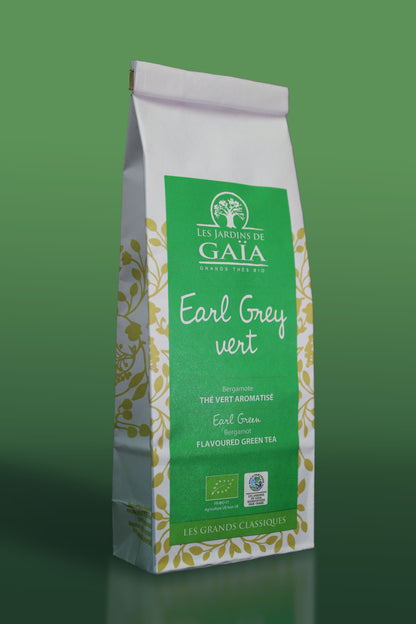Thé vert bio - Earl Grey