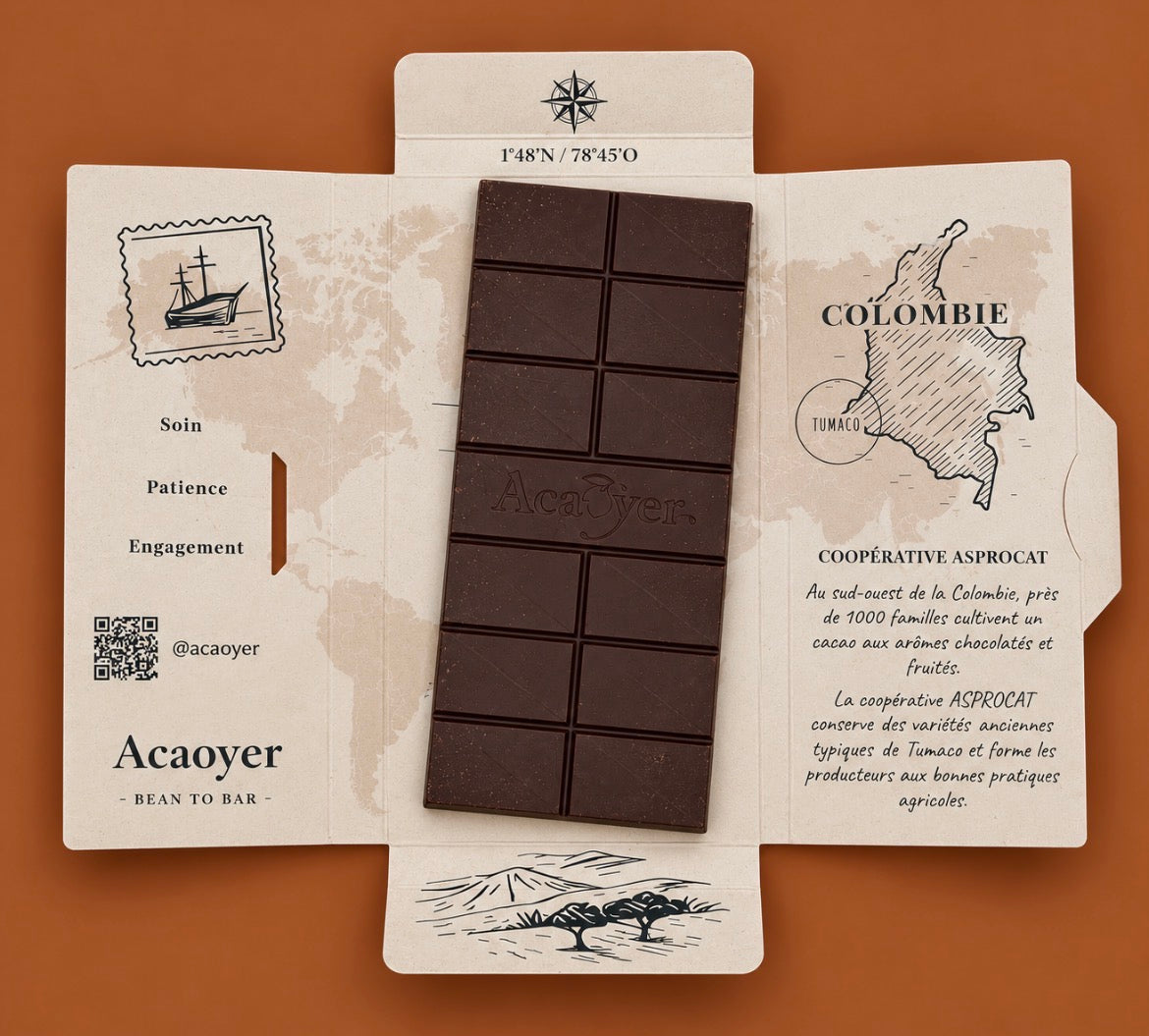 Acaoyer - Chocolat au lait 51% Colombie
